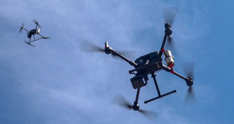 drones volando