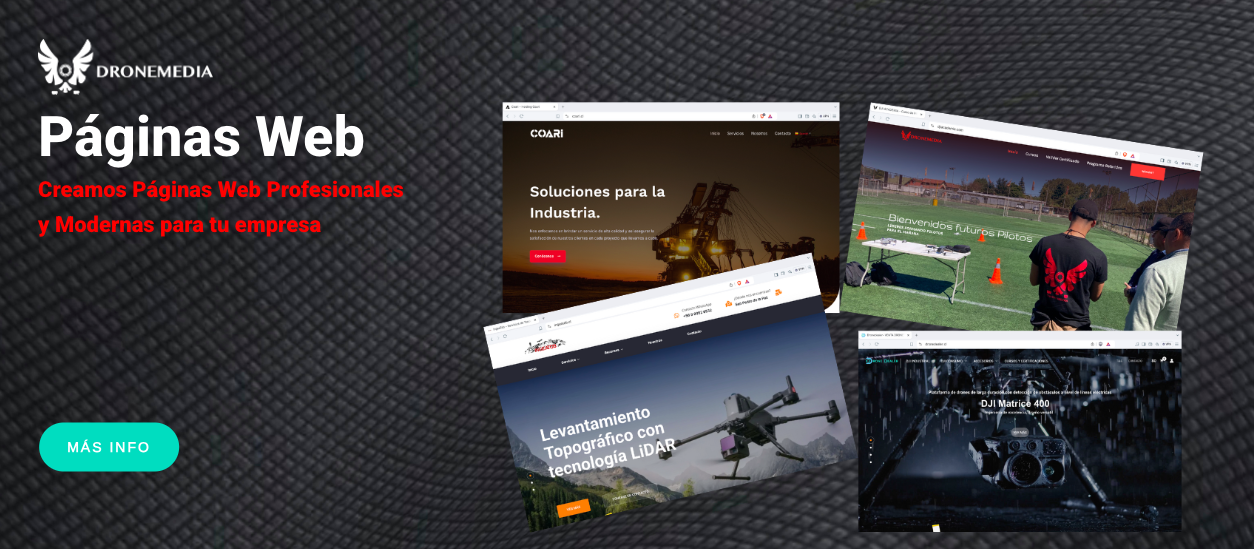diseño web dronemedia